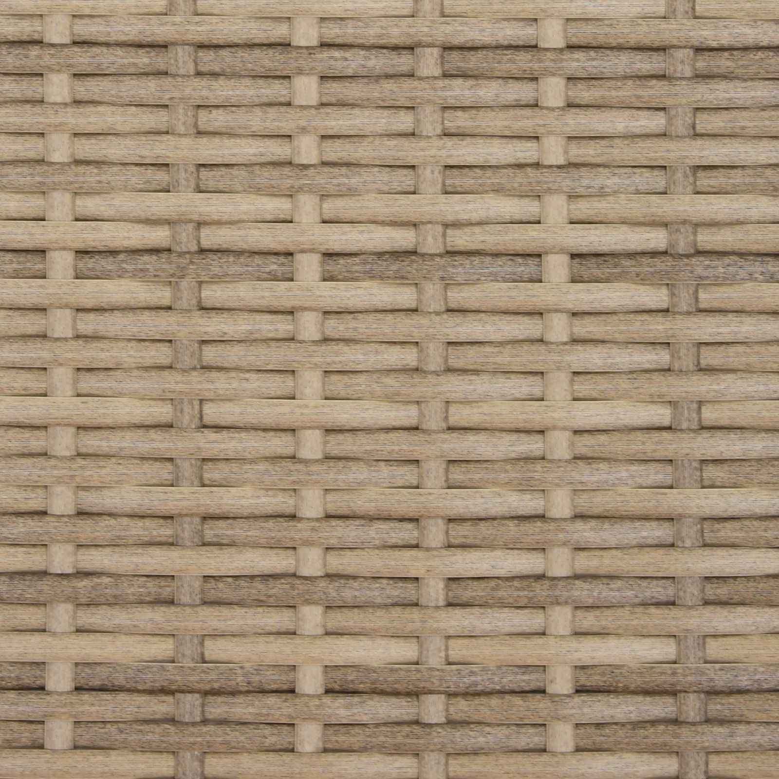Reposapiés de Jardín Beige y Gris Claro 80 x 38 x 42 cm