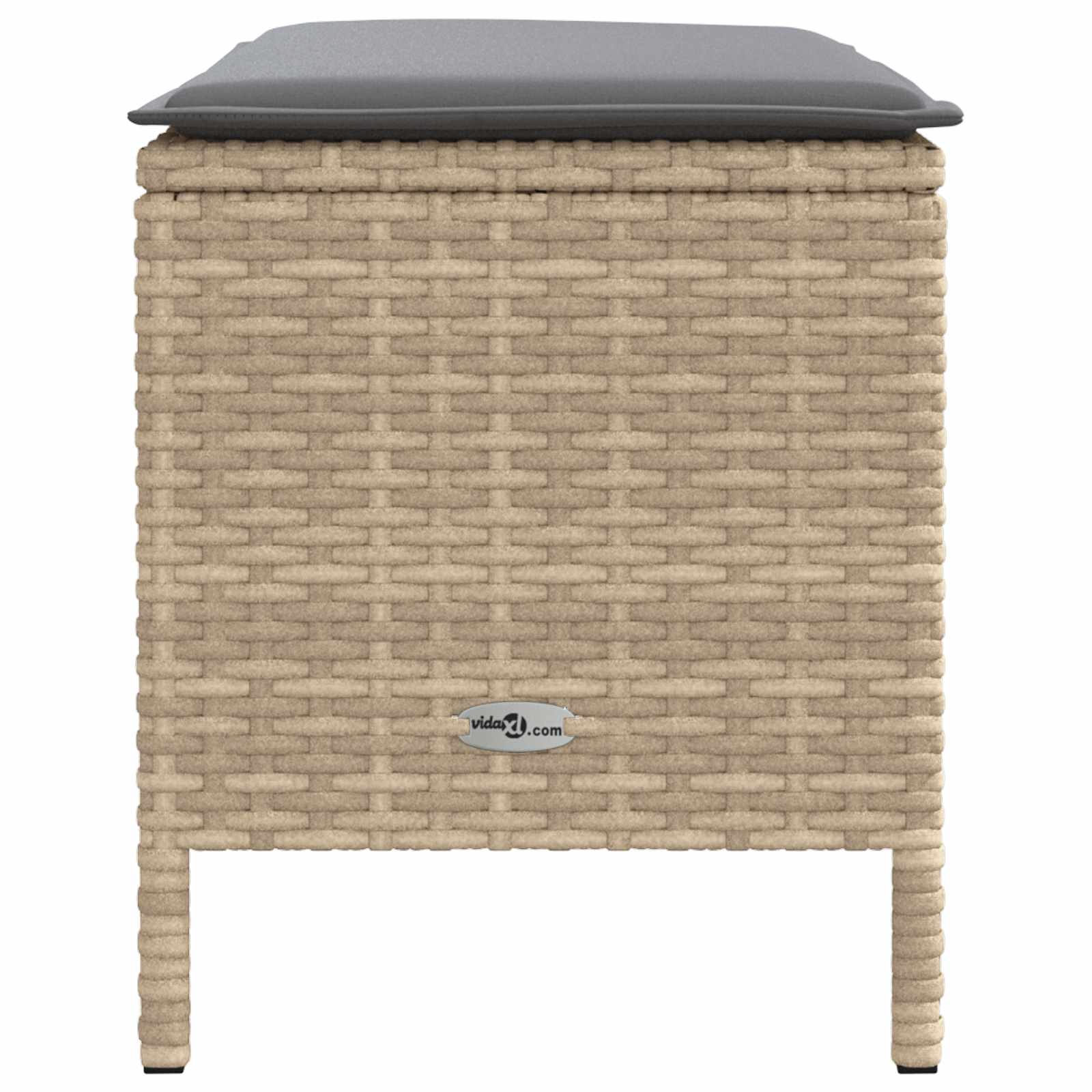 Reposapiés de Jardín Beige y Gris Claro 80 x 38 x 42 cm