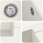 Lavabo 620 x 500 mm 80% Cuarzo y 20% Resina