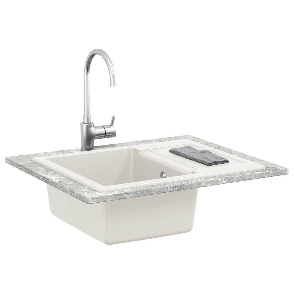 Lavabo 620 x 500 mm 80% Cuarzo y 20% Resina