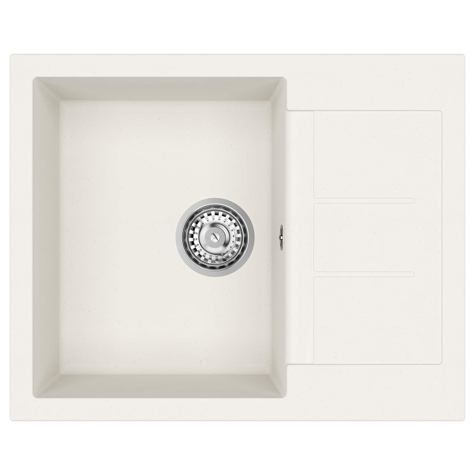 Lavabo 620 x 500 mm 80% Cuarzo y 20% Resina