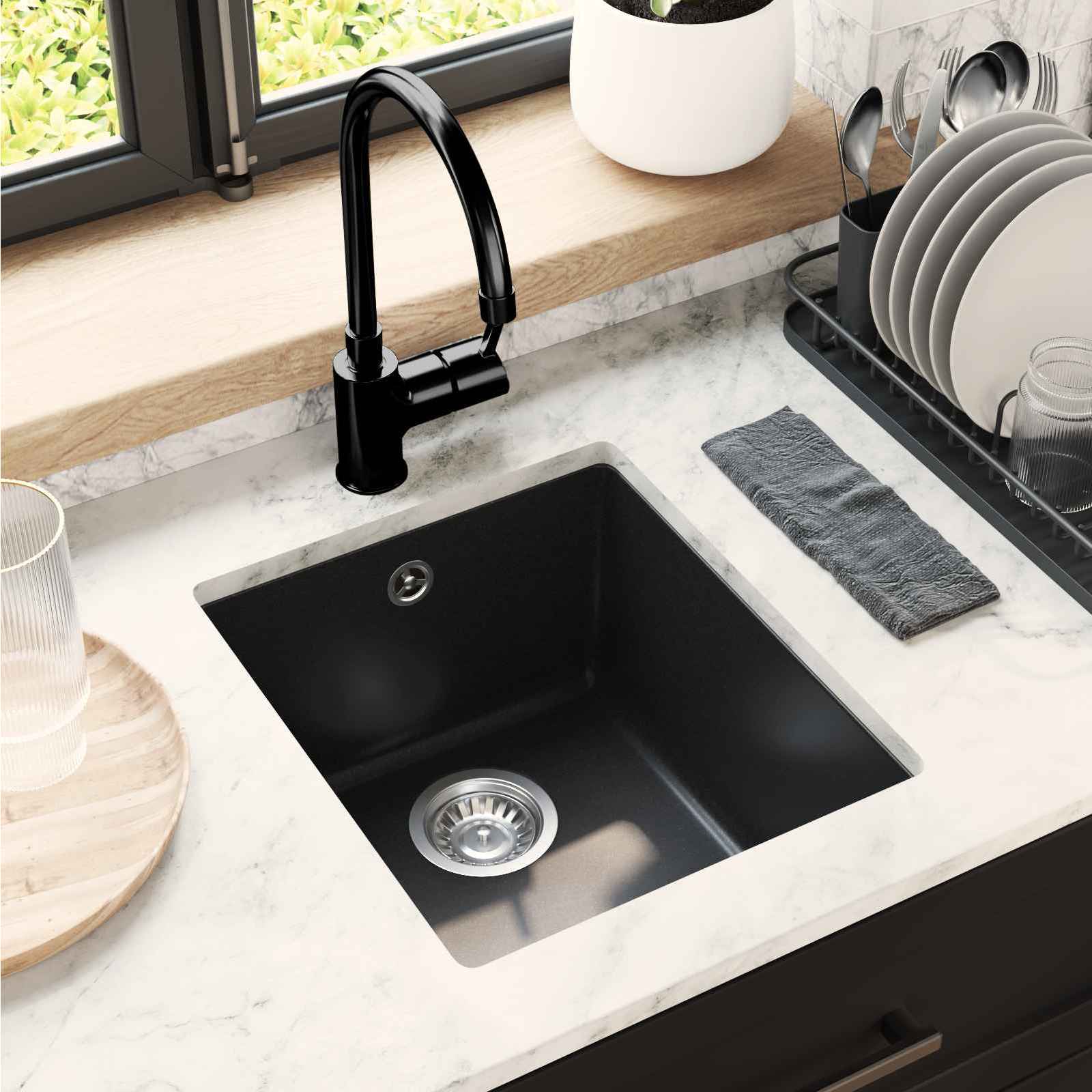 Lavabo 370 x 460 mm 80% Cuarzo y 20% Resina