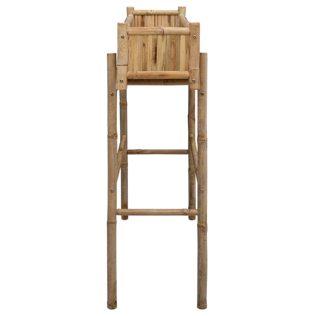 Jardín Macetero Con Soporte Natural 100 x 38 x 114 cm Bambú