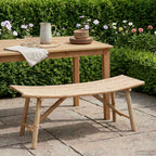Banco de jardín Natural 110 x 45 x 50 cm Bambú