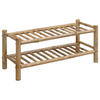 Zapatero con estante Natural 68 x 28 x 30 cm Bambú