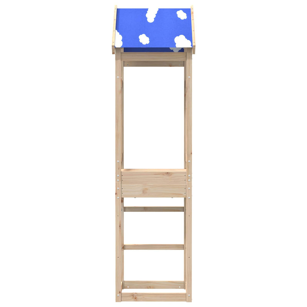 Torre de Juego Marrón Madera de pino macizo