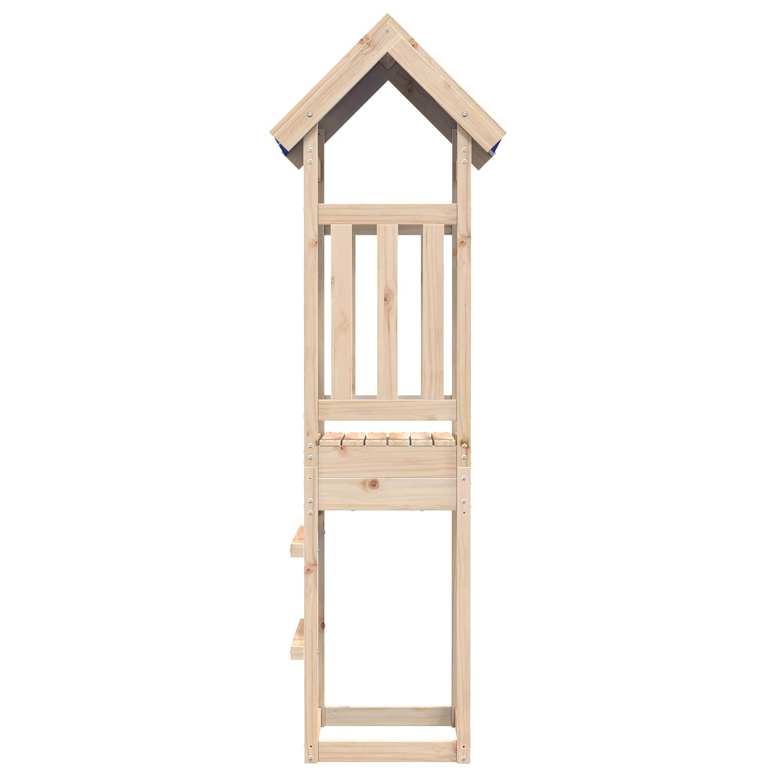 Torre de Juego Marrón Madera de pino macizo