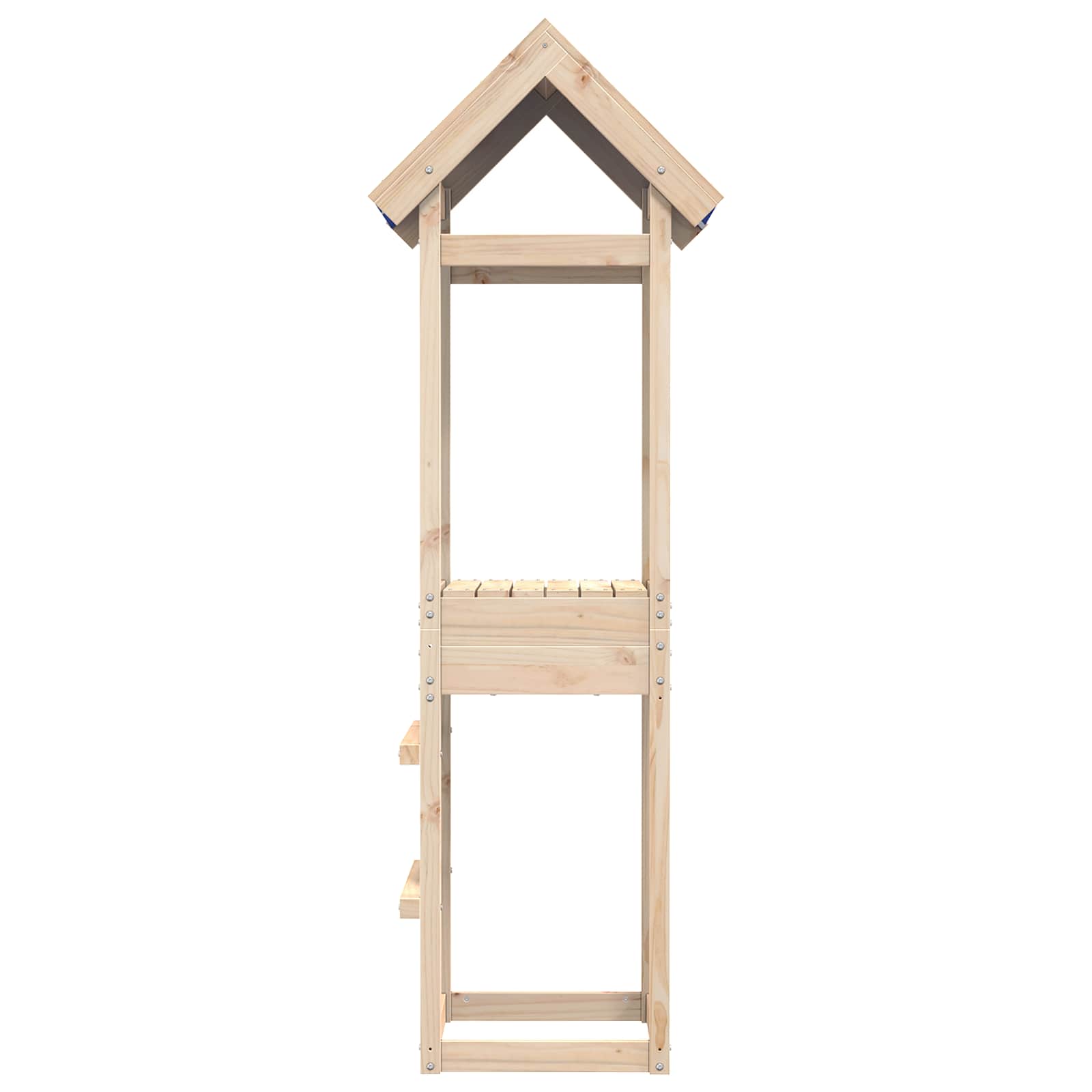 Torre de Juego Marrón Madera de pino macizo