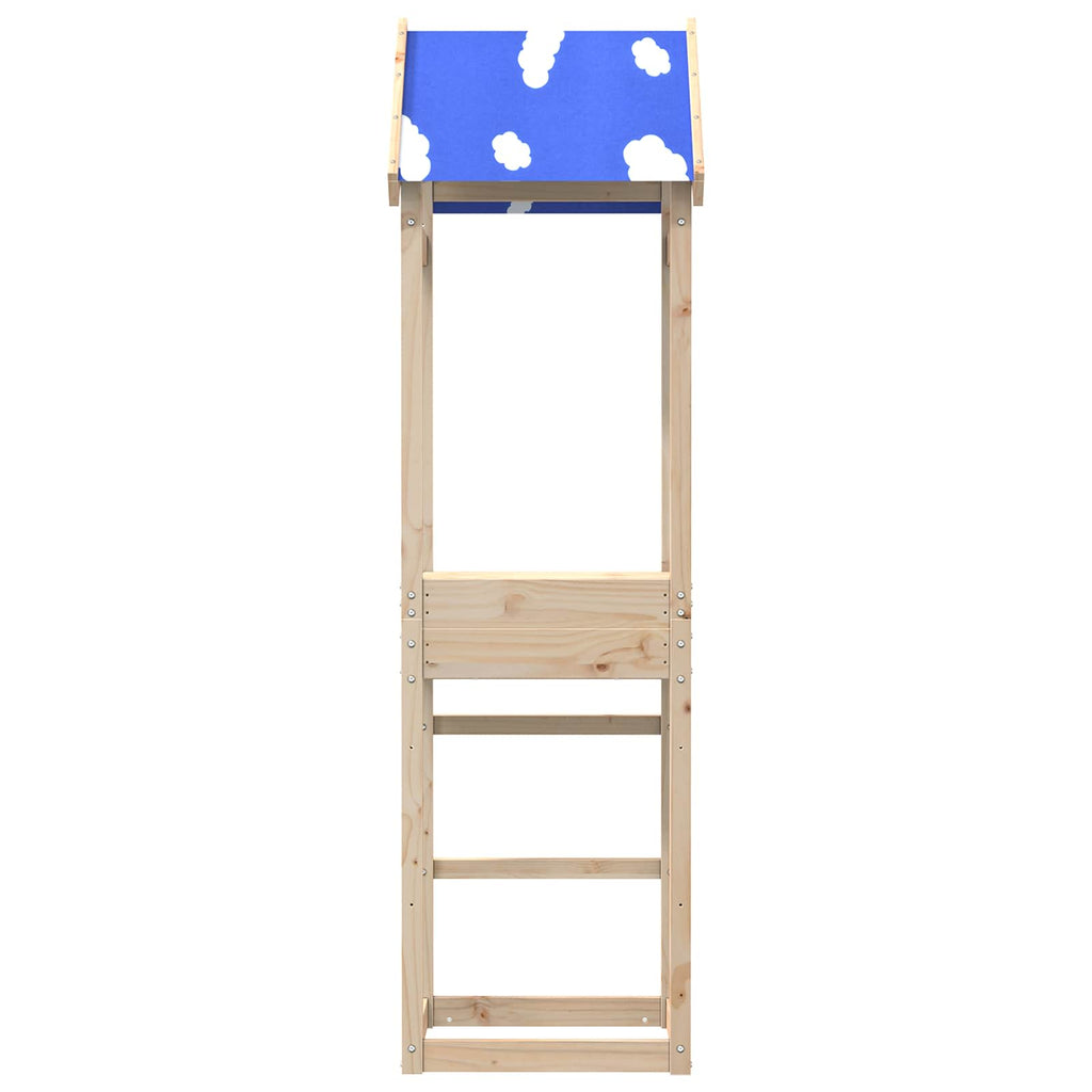 Torre de Juego Marrón Madera de pino macizo