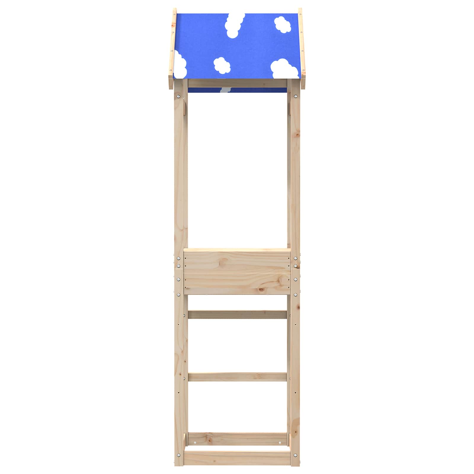 Torre de Juego Marrón Madera de pino macizo