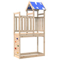 Torre de Juego Marrón Madera de pino macizo