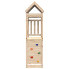 Torre de Juego Marrón Madera de pino macizo