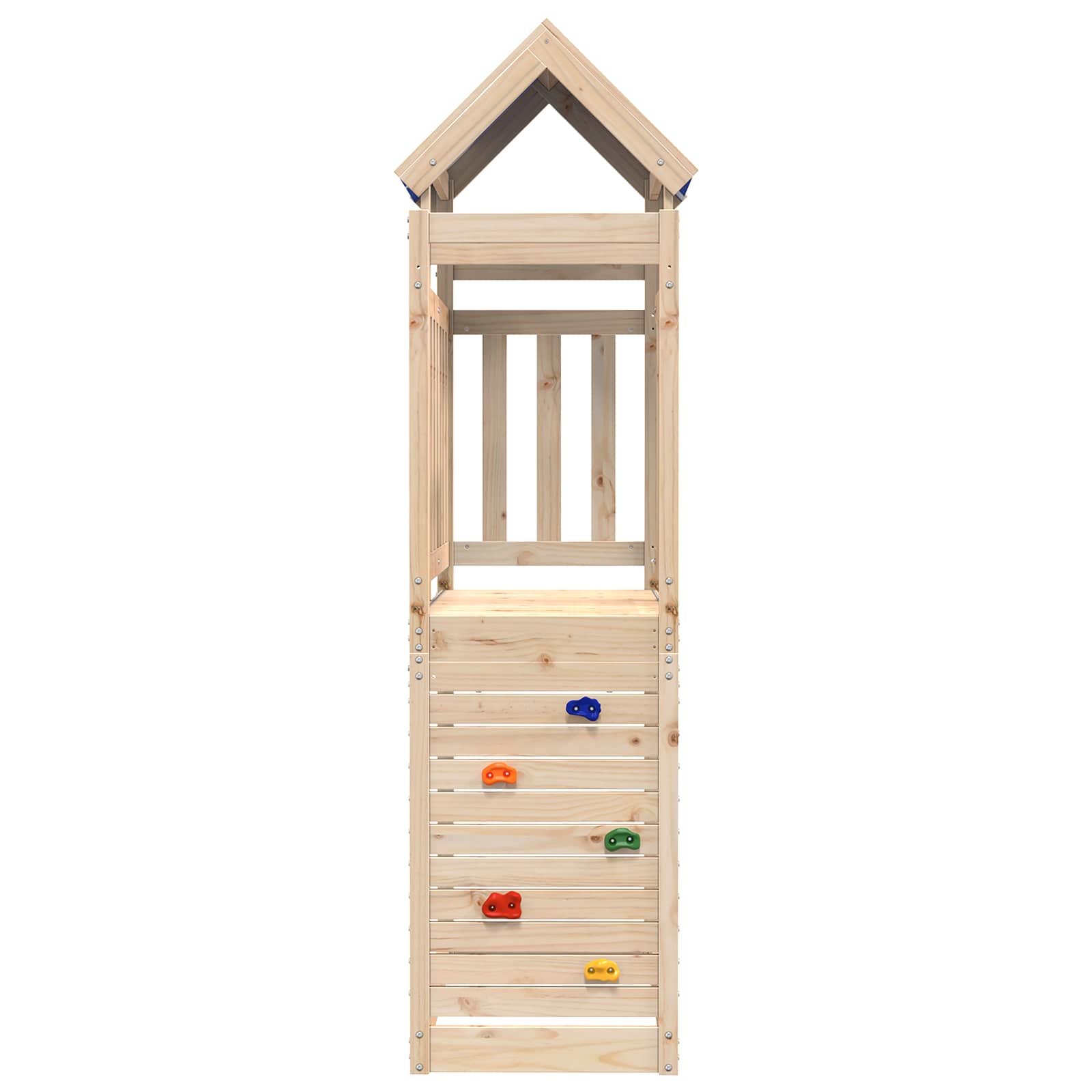 Torre de Juego Marrón Madera de pino macizo