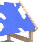 Torre de Juego Marrón Madera de pino macizo