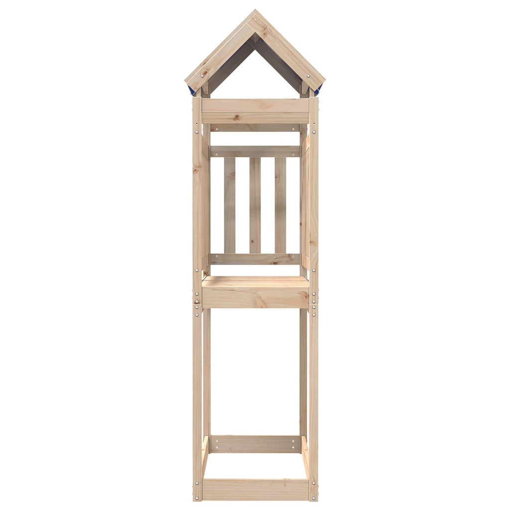 Torre de Juego Marrón Madera de pino macizo