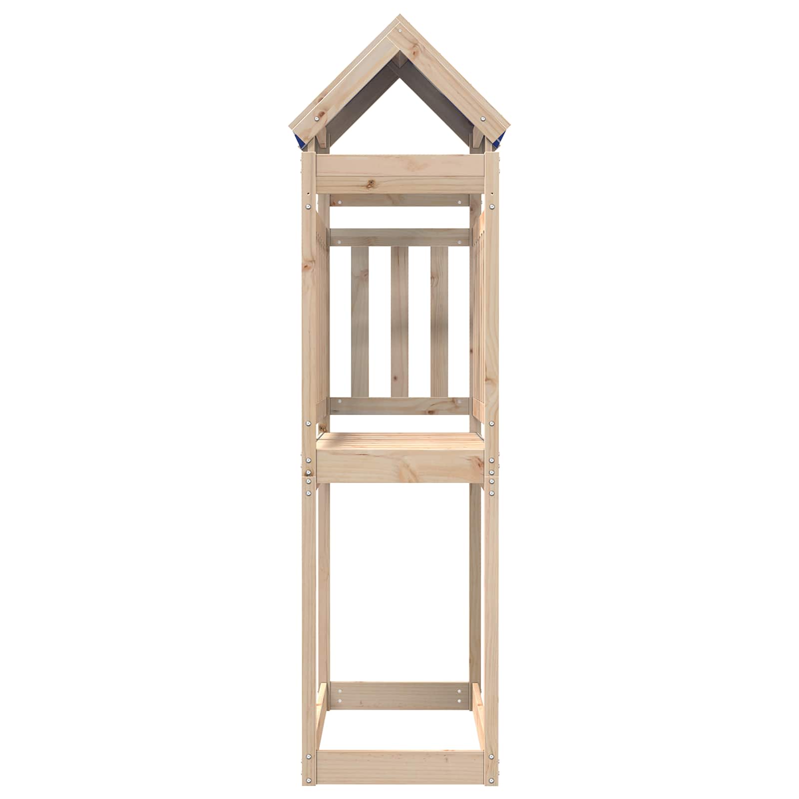 Torre de Juego Marrón Madera de pino macizo