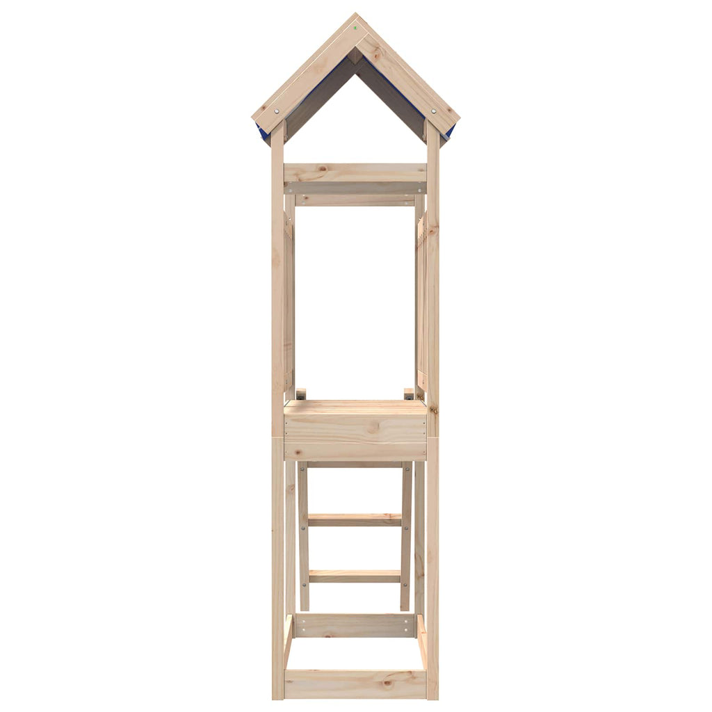 Torre de Juego Marrón Madera de pino macizo