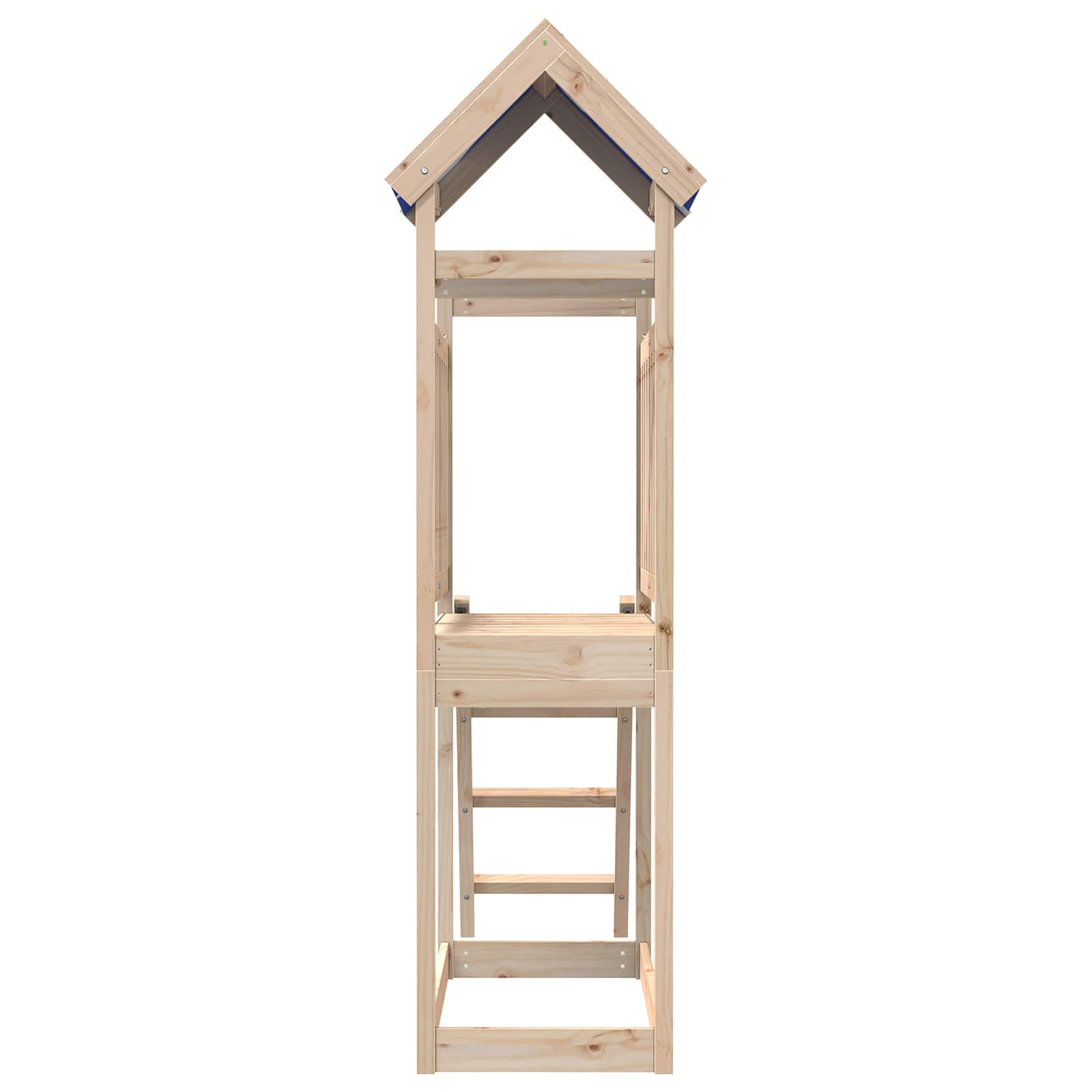 Torre de Juego Marrón Madera de pino macizo