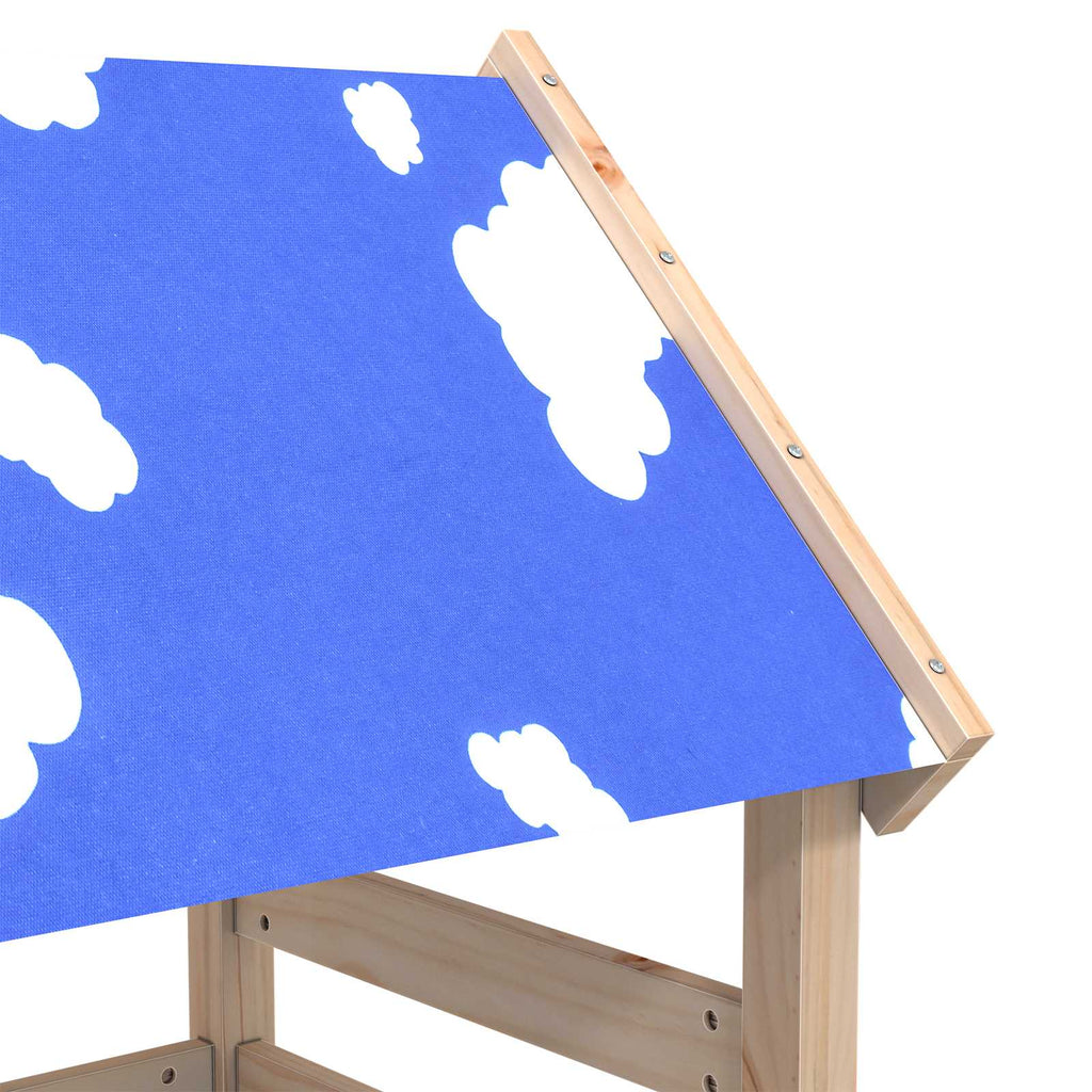 Torre de Juego Marrón Madera de pino macizo