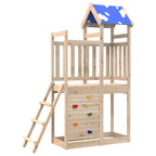 Torre de Juego Marrón Madera de pino macizo