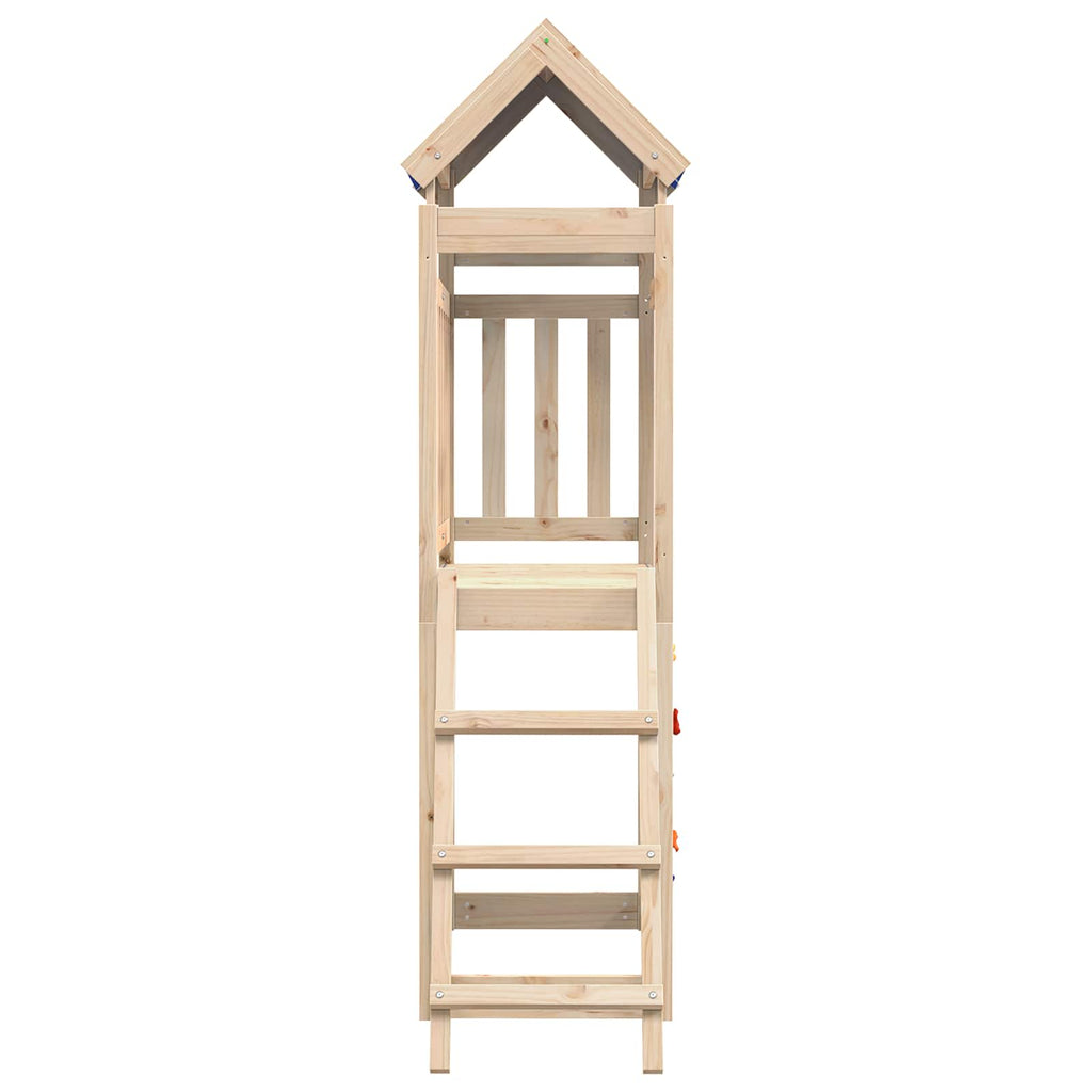 Torre de Juego Marrón Madera de pino macizo