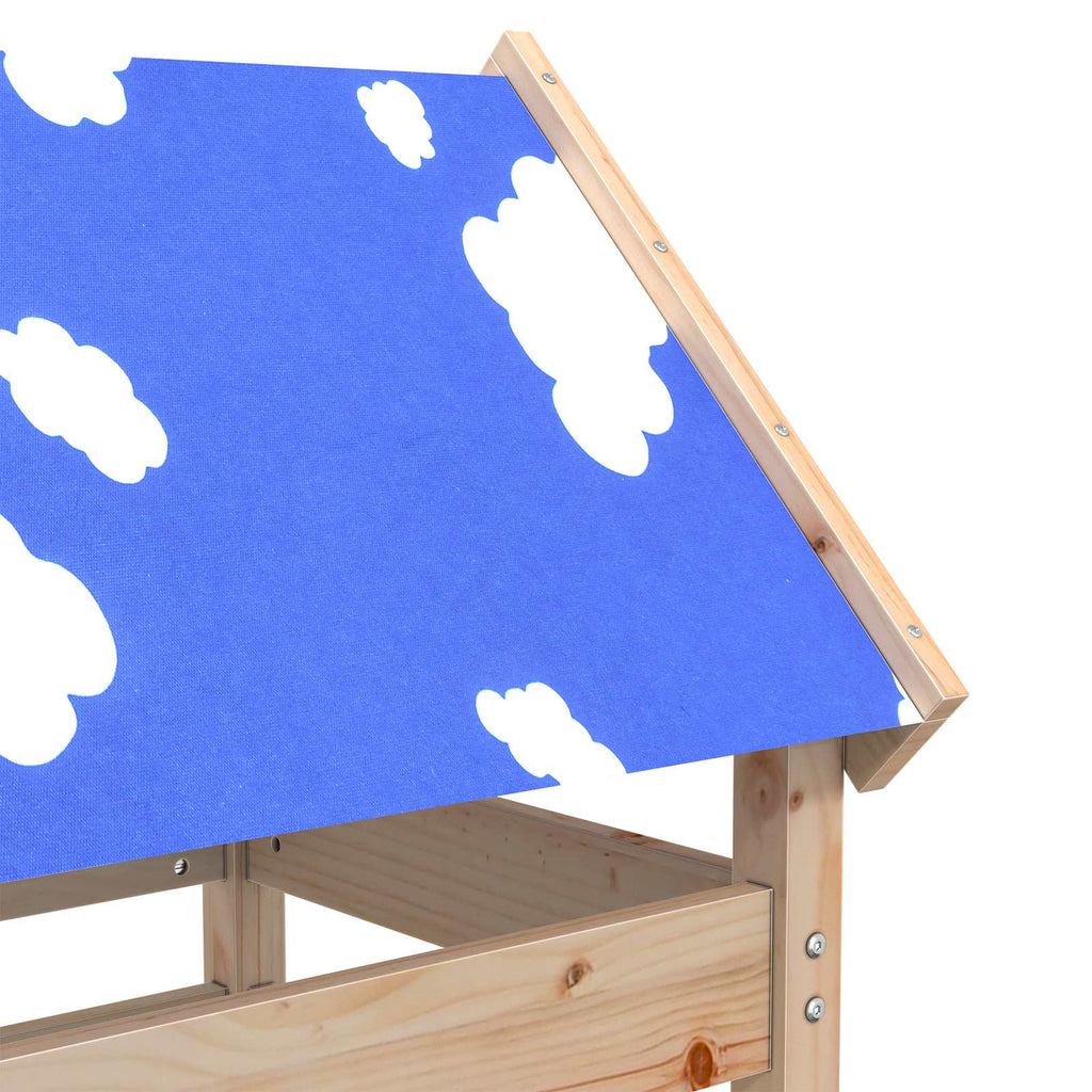 Torre de Juego Marrón 85 x 52,5 x 239 cm Madera de pino macizo