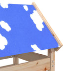 Torre de Juego Marrón 85 x 52,5 x 239 cm Madera de pino macizo