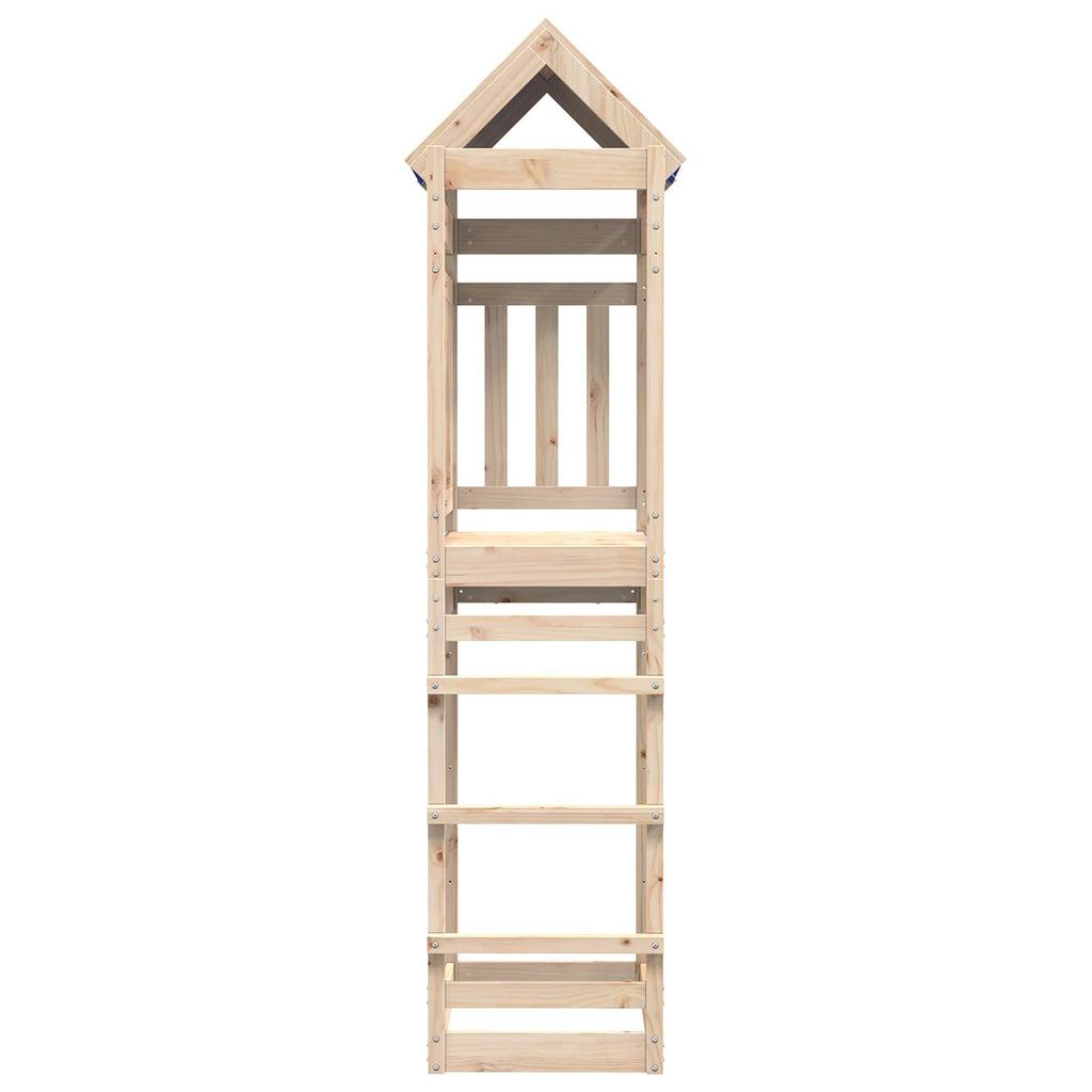 Torre de Juego Marrón 85 x 52,5 x 239 cm Madera de pino macizo