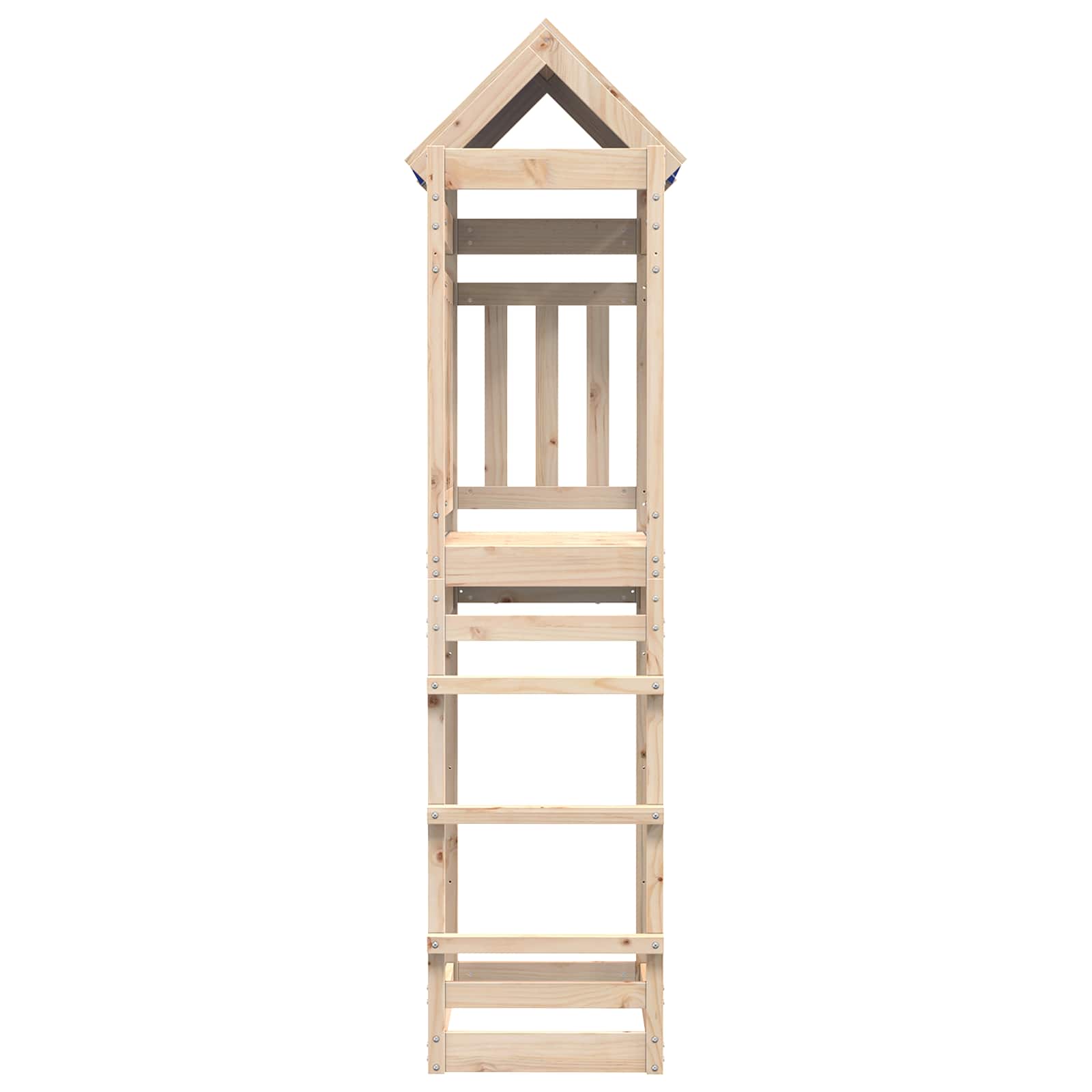 Torre de Juego Marrón 85 x 52,5 x 239 cm Madera de pino macizo