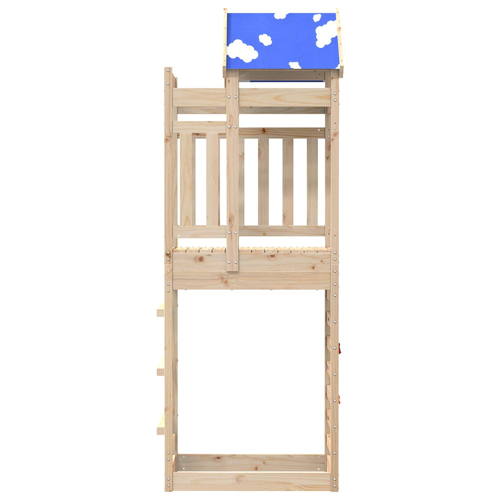 Torre de Juego Marrón 85 x 52,5 x 239 cm Madera de pino macizo