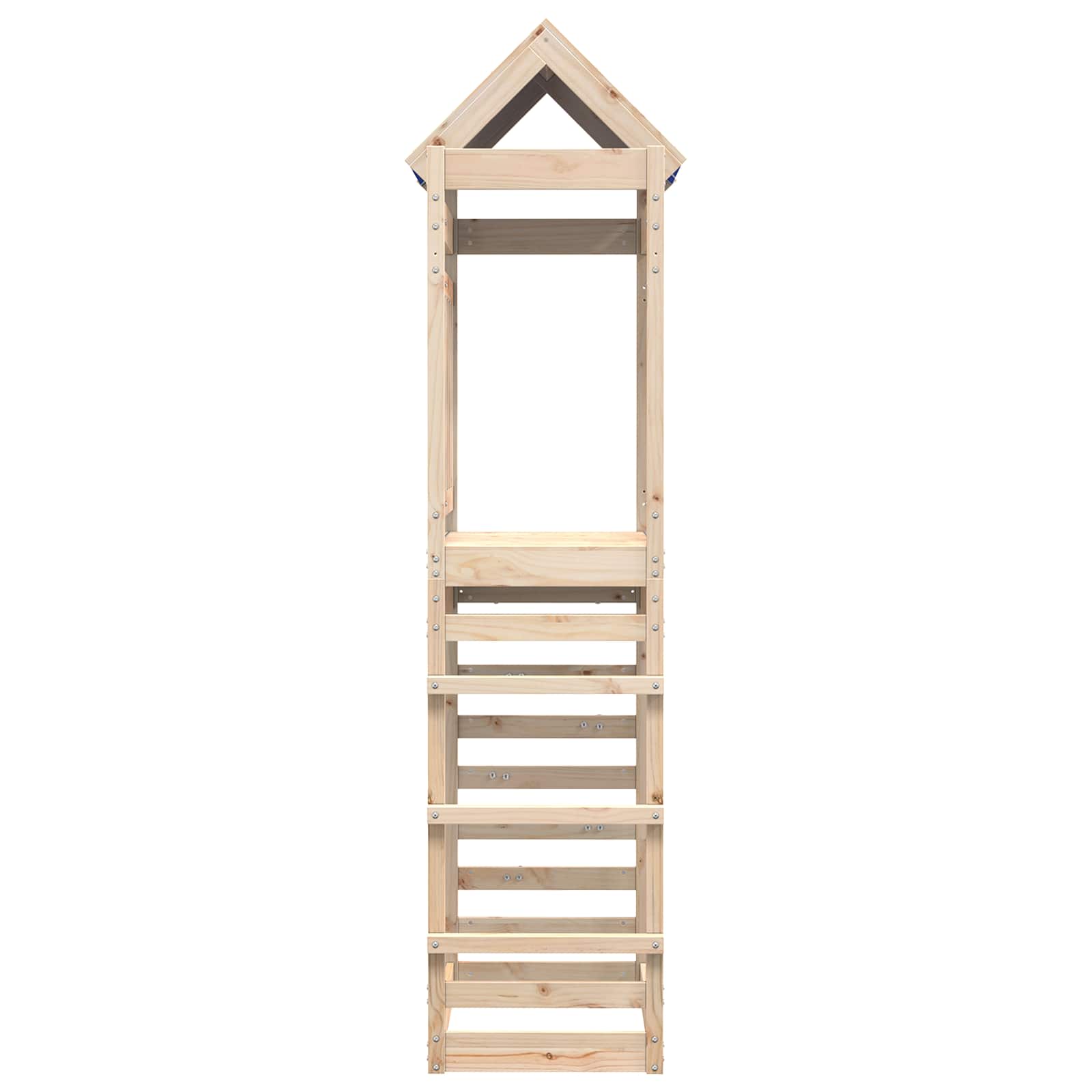 Torre de Juego Marrón 85 x 52,5 x 239 cm Madera de pino macizo