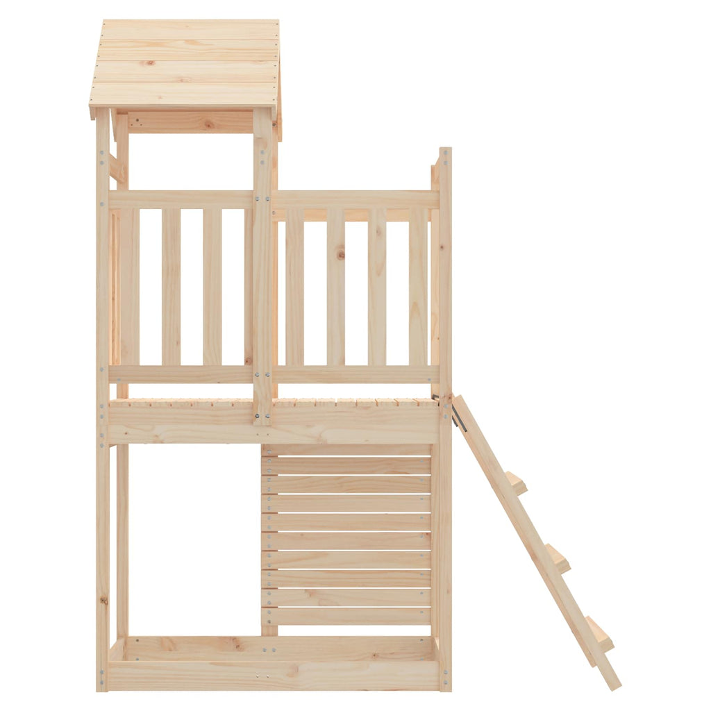 Torre de Juego Marrón Madera de pino macizo