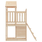 Torre de Juego Marrón Madera de pino macizo