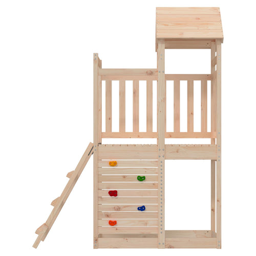 Torre de Juego Marrón Madera de pino macizo