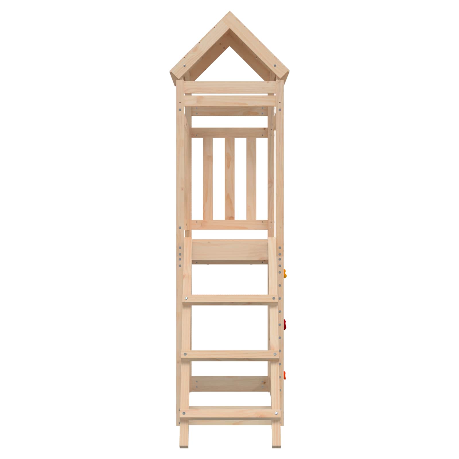 Torre de Juego Marrón Madera de pino macizo