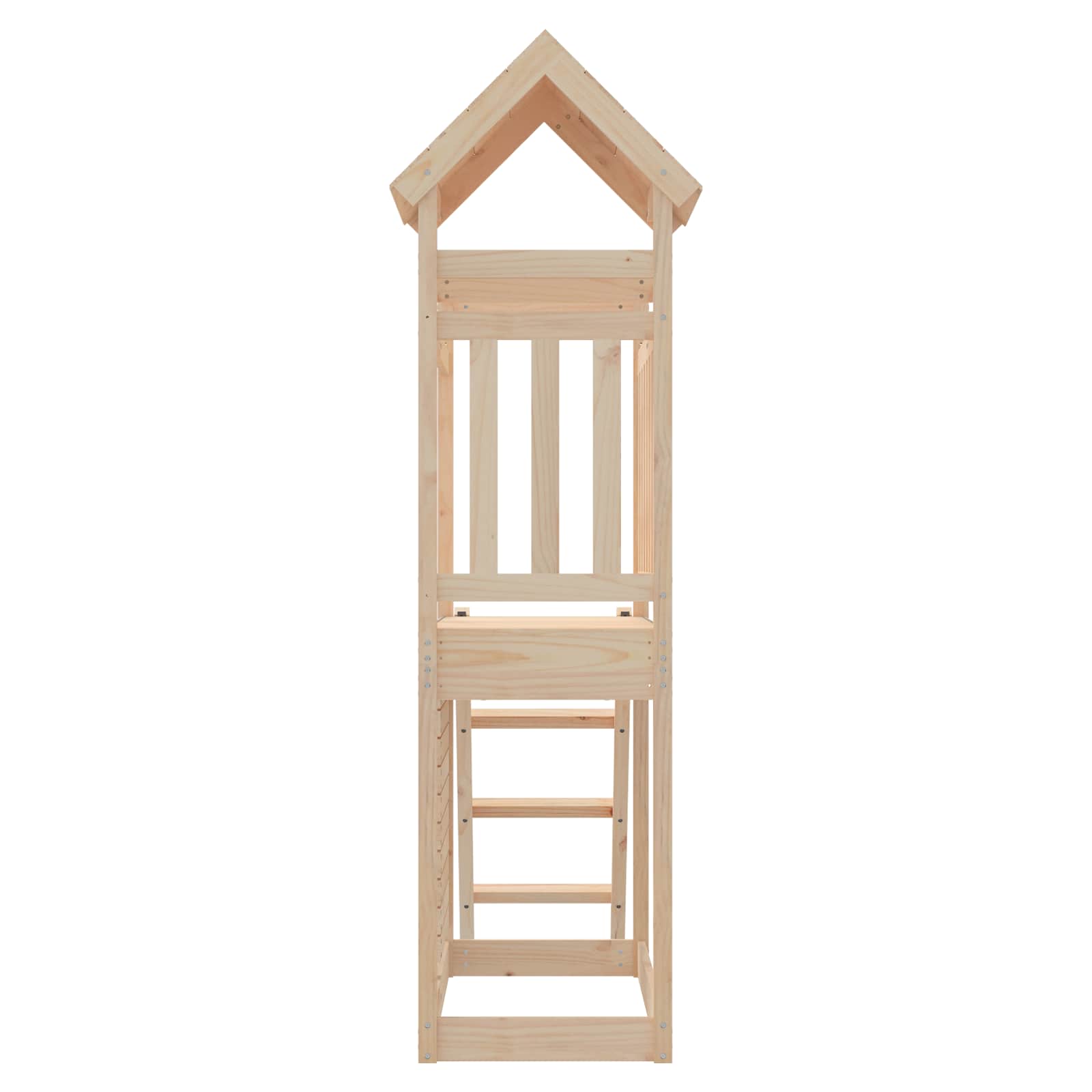 Torre de Juego Marrón Madera de pino macizo