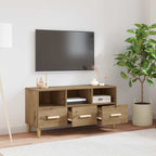 Mueble de TV con cajón Roble Artesanal 102 x 36 x 50 cm