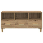 Mueble de TV con cajón Roble Artesanal 102 x 36 x 50 cm