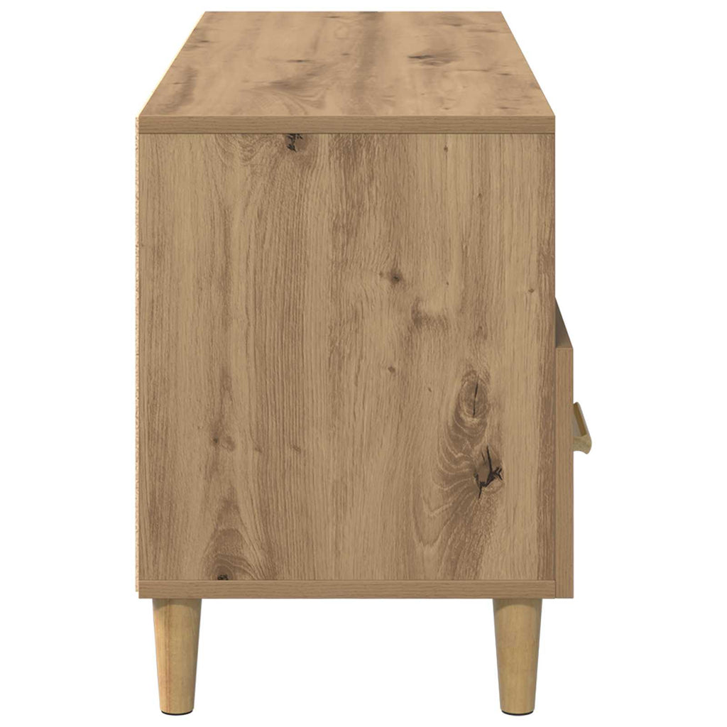 Mueble de TV con cajón Roble Artesanal 102 x 36 x 50 cm