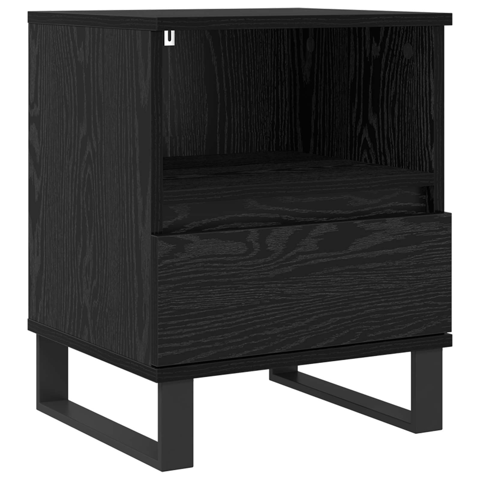 Mueble cama Roble Negro 40 x 35 x 50 cm Madera de ingeniería