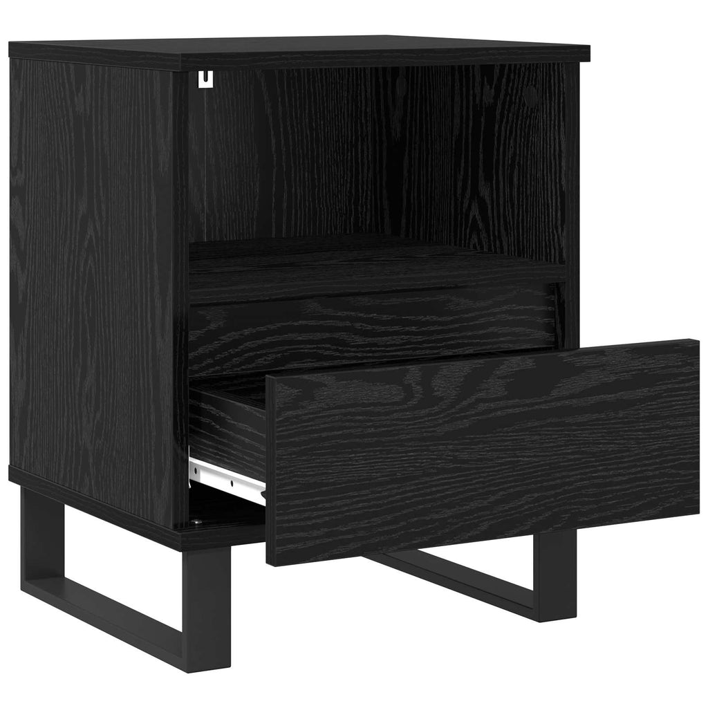 Mueble cama Roble Negro 40 x 35 x 50 cm Madera de ingeniería