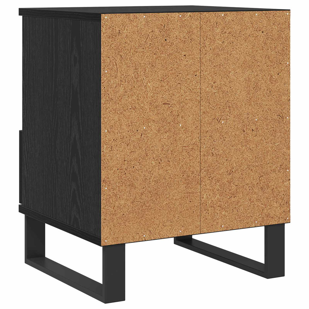 Mueble cama Roble Negro 40 x 35 x 50 cm Madera de ingeniería