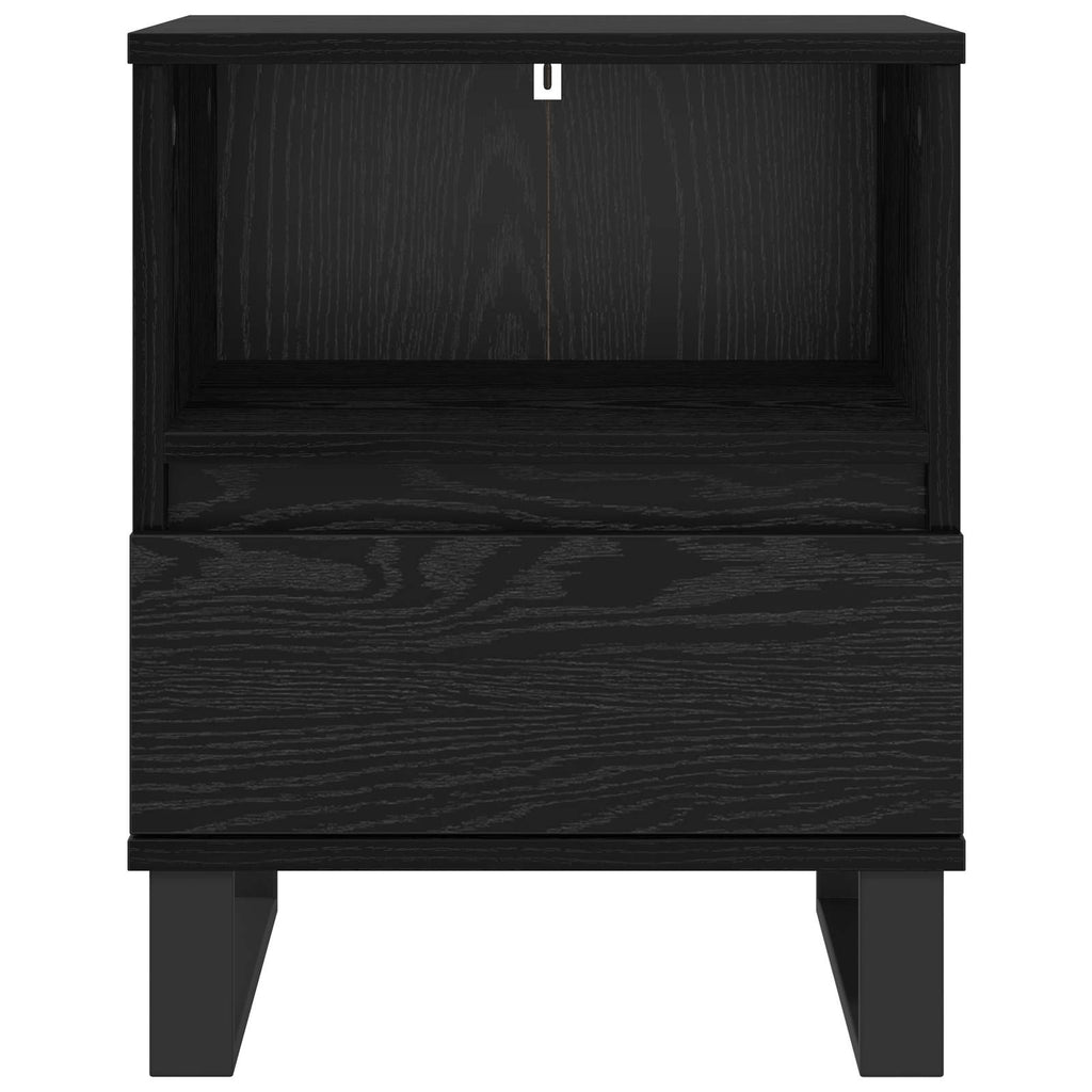 Mueble cama Roble Negro 40 x 35 x 50 cm Madera de ingeniería
