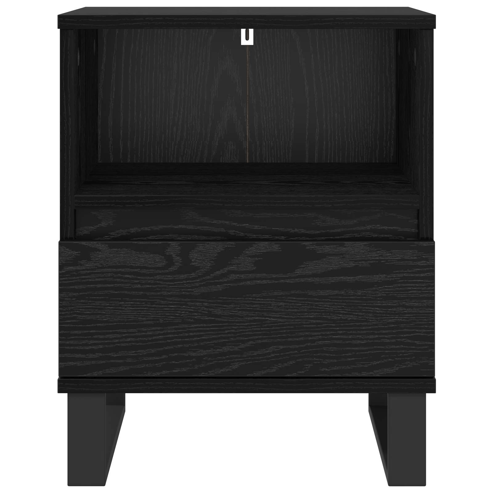 Mueble cama Roble Negro 40 x 35 x 50 cm Madera de ingeniería