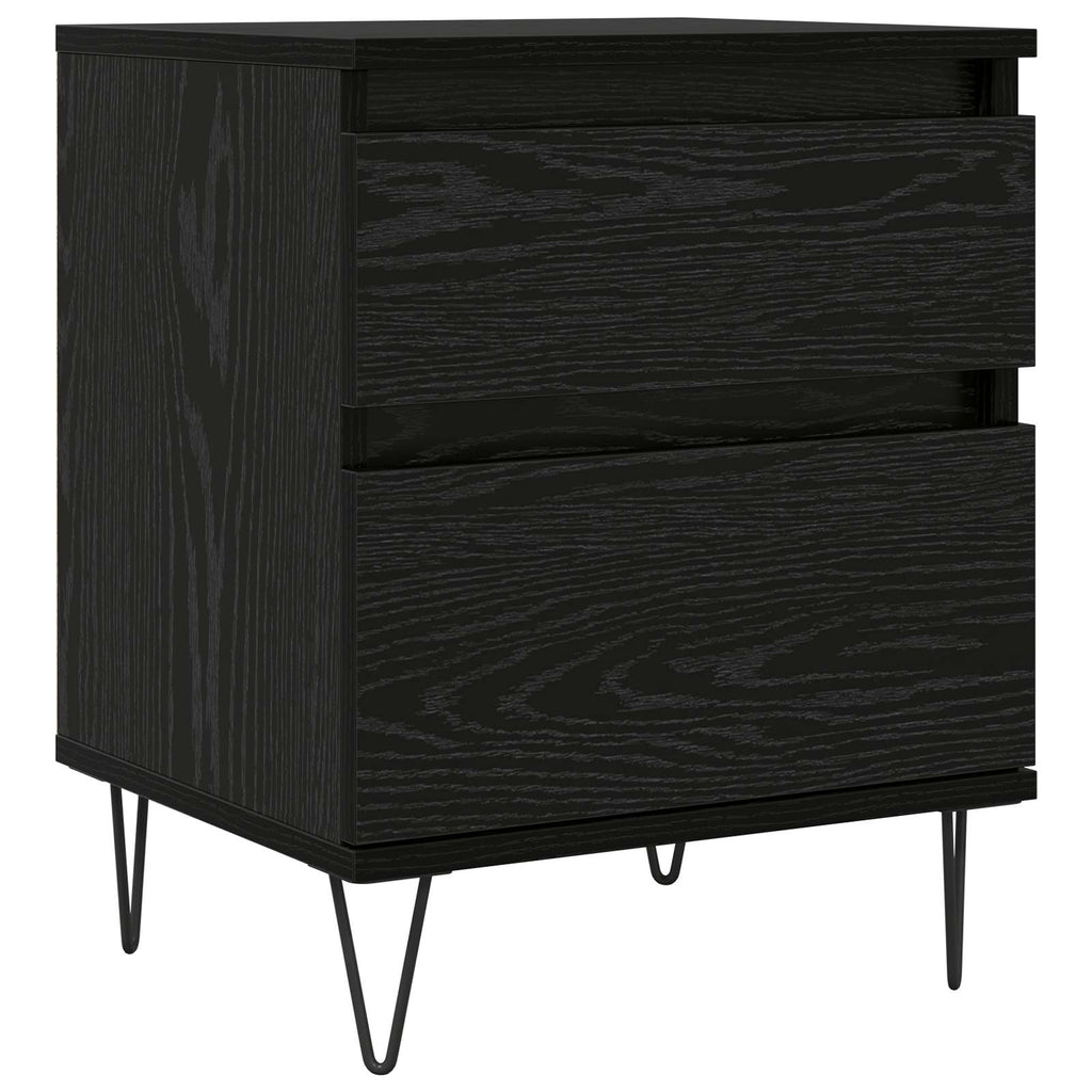 Mueble cama Roble Negro 40 x 35 x 50 cm Madera de ingeniería