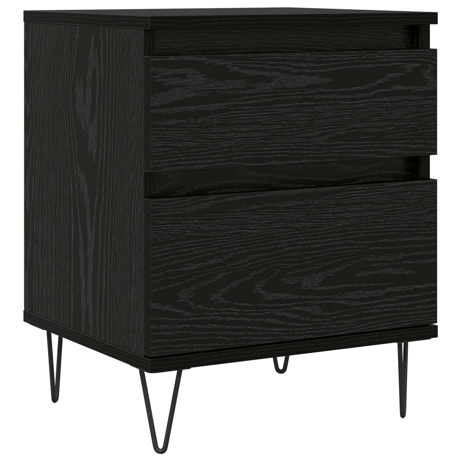 Mueble cama Roble Negro 40 x 35 x 50 cm Madera de ingeniería