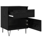 Mueble cama Roble Negro 40 x 35 x 50 cm Madera de ingeniería