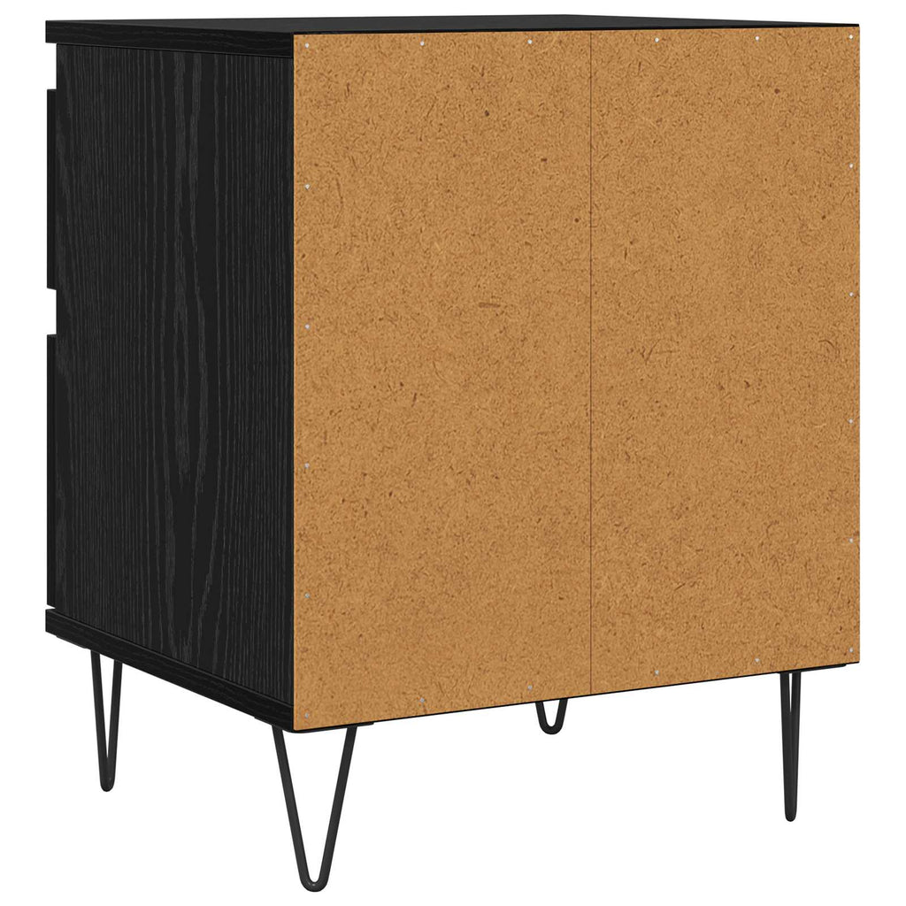 Mueble cama Roble Negro 40 x 35 x 50 cm Madera de ingeniería