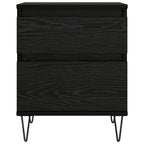 Mueble cama Roble Negro 40 x 35 x 50 cm Madera de ingeniería