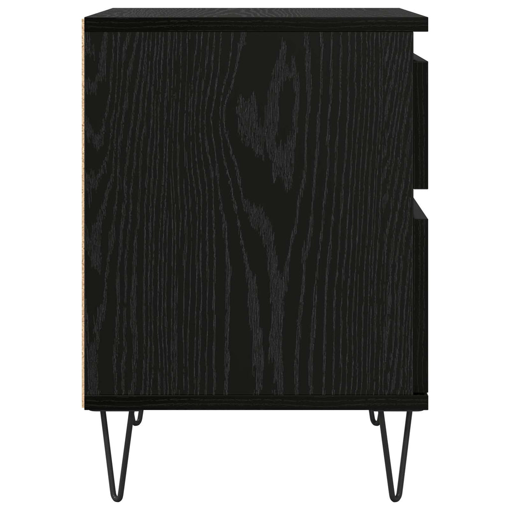 Mueble cama Roble Negro 40 x 35 x 50 cm Madera de ingeniería
